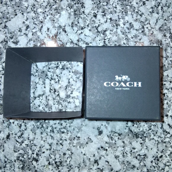 Coach Crystal-Accent Black Ceramic Bracelet Watch
